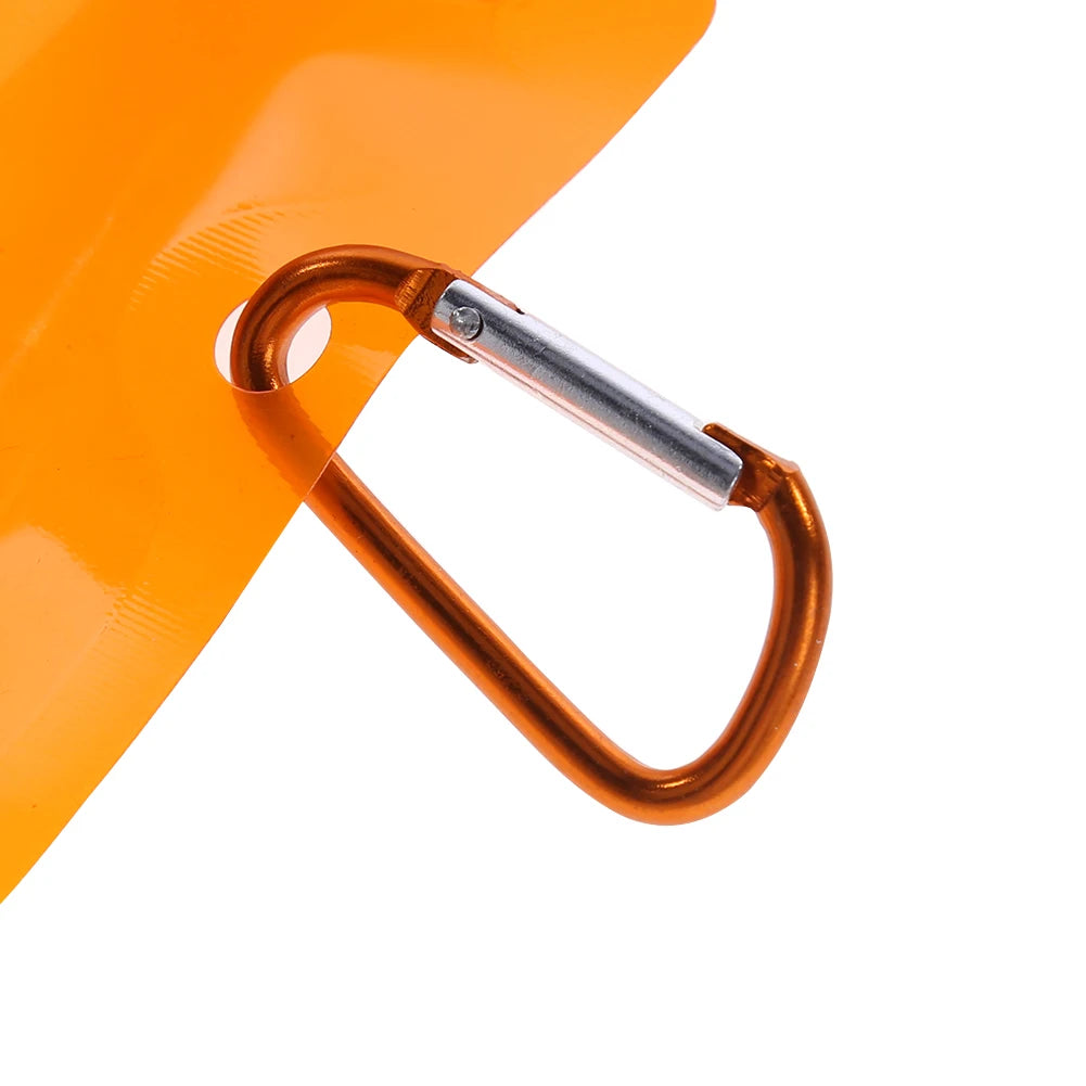 Collapsible Water Bottles with Clip Drinking Water Bags Leak Proof Sports Water Bottle for Outdoor Travel Sports Hiking Camping