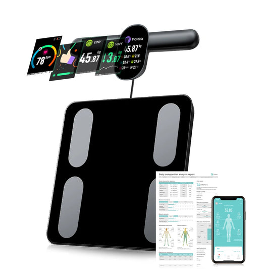 Smart Scale for Body Weight, FSA&HSA Eligible, 8-Electrode Digital Bathroom Scale with BMI Body Fat Muscle Mass Analyze
