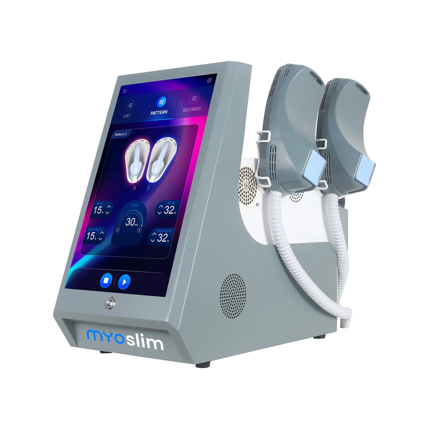 Professional RF MYOSLIM Body Sculpting Machine Electric EMS Fat Burning Slimming Muscle Stimulator T15 6500W 2-5 Handles