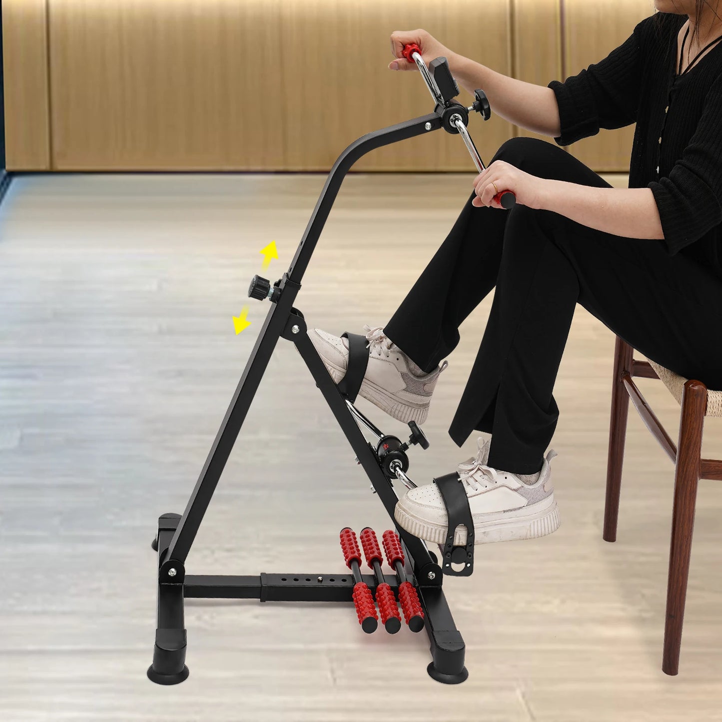 Decoration ABS Pedal Exerciser Bike For Home Cardio Workout