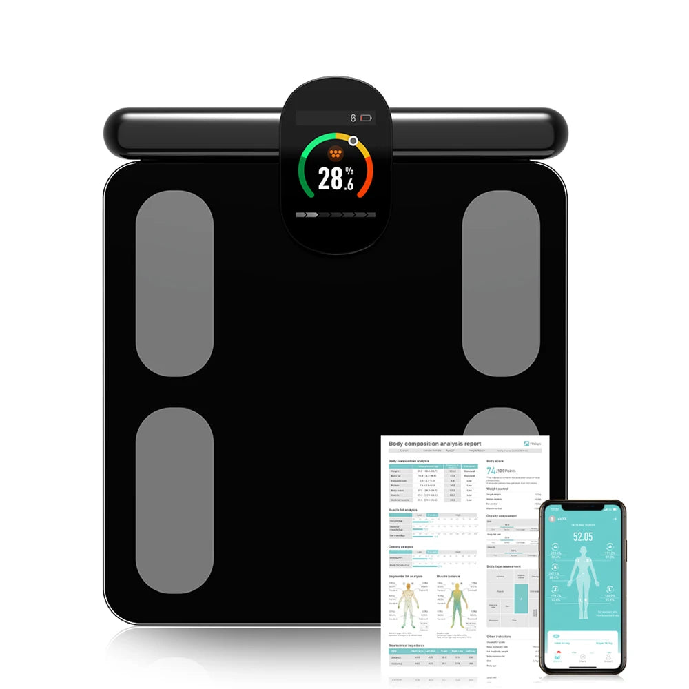 Smart Scale for Body Weight, FSA&HSA Eligible, 8-Electrode Digital Bathroom Scale with BMI Body Fat Muscle Mass Analyze