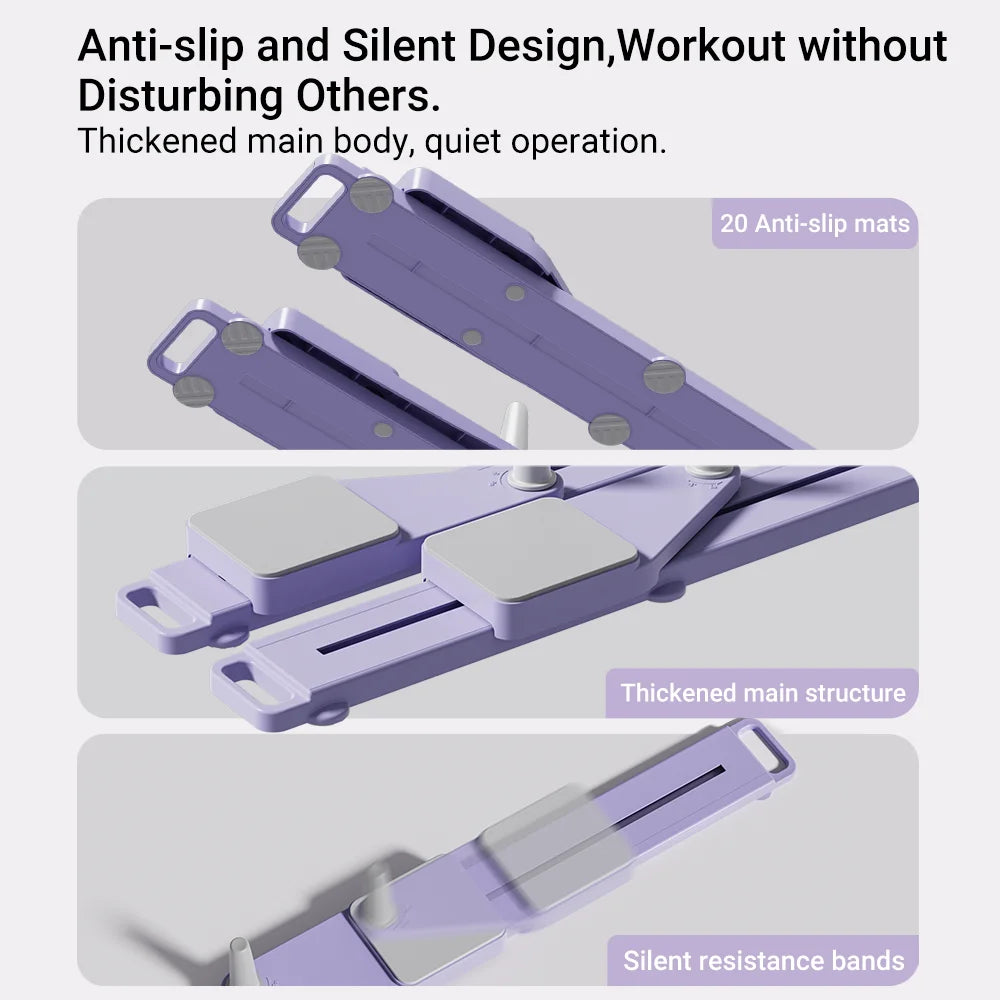 Cursor Fitness 2 In 1 Abs And Ski Board Portable Core And Leg Trainer