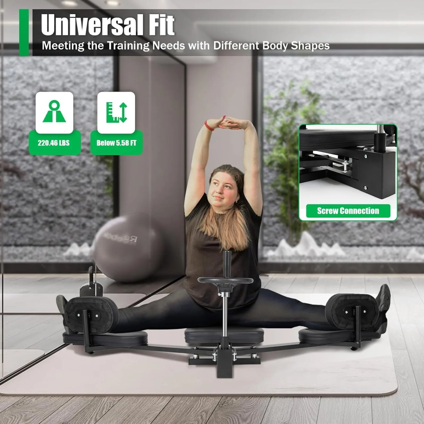 Classified by Exerciser Leg Stretcher Machine for Flexibility Training