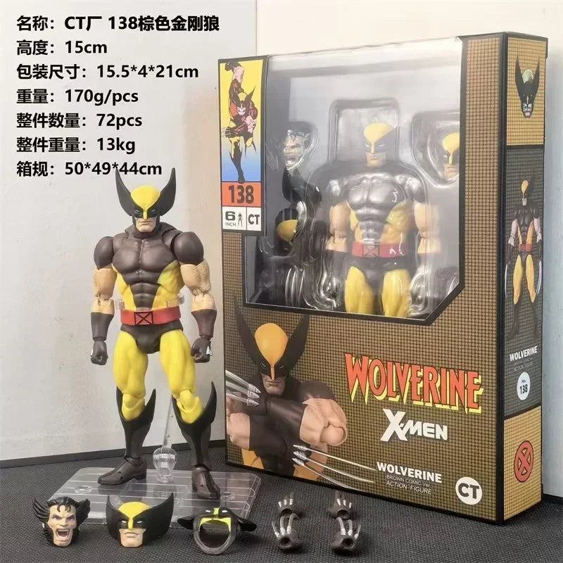 Hot Toys Wolverine Mafex Manga Version Logan Action Figure