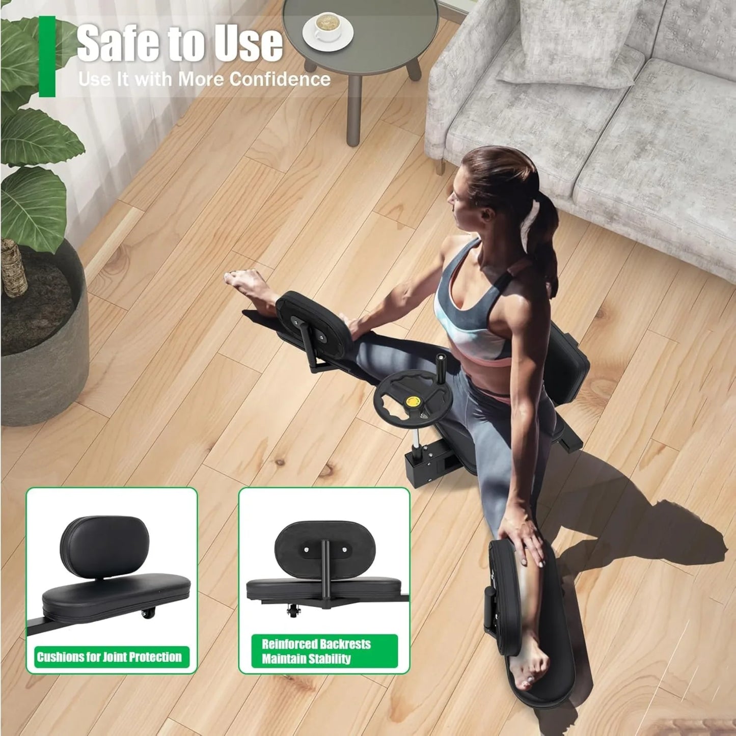 Classified by Exerciser Leg Stretcher Machine for Flexibility Training