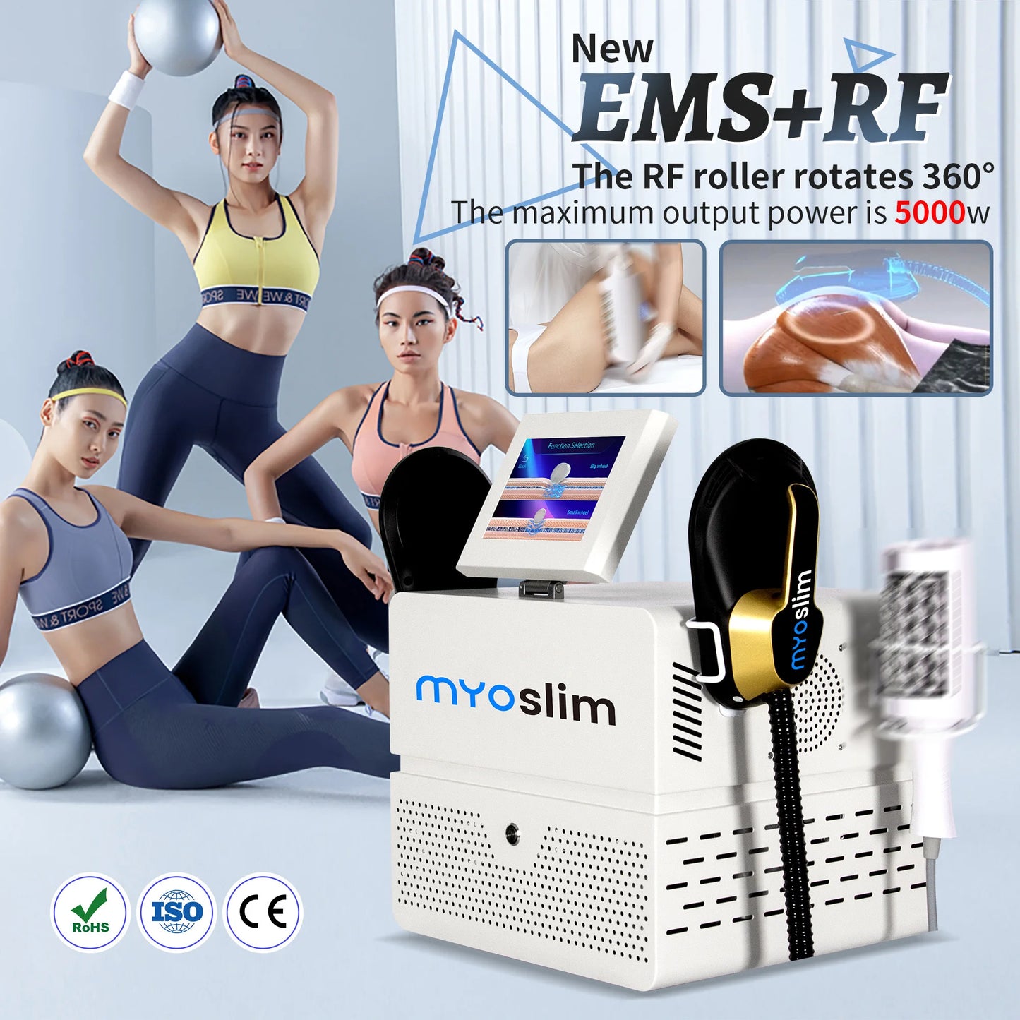 Myoslim Radio Frequency Body Shaping Device 200Hz EMS