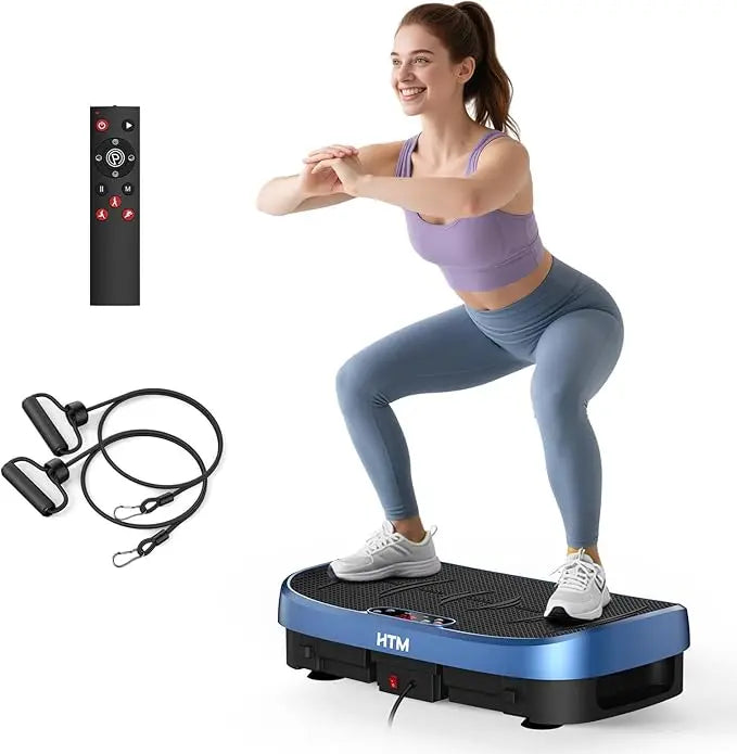 Whole Body Muscle Relax Vibration Plate Trainer Bluetooth 120 Speed Levels Home Fitness Slimming Equipment for Full-Body Workout