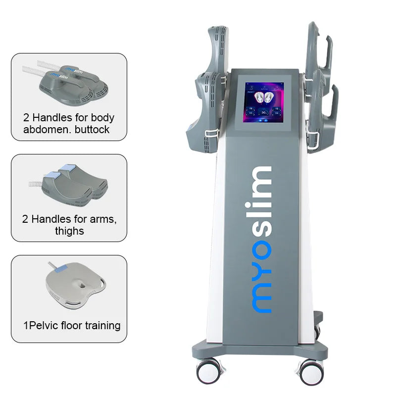 EMS Body Sculpt Machine Fat Burner With 4 Handles For Slimming