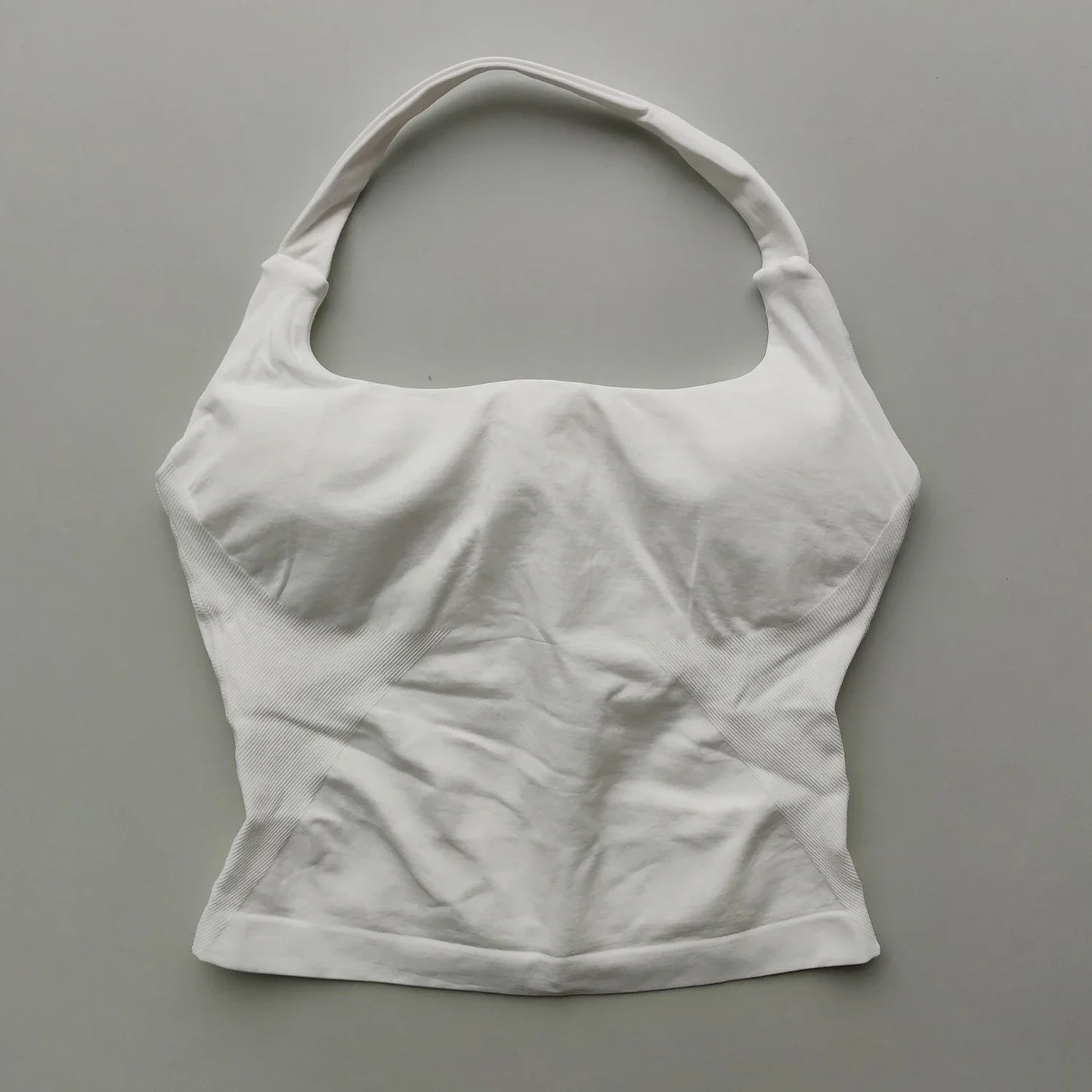 Impact Halter Top Push Up Sports Bra Backless Yoga Tank