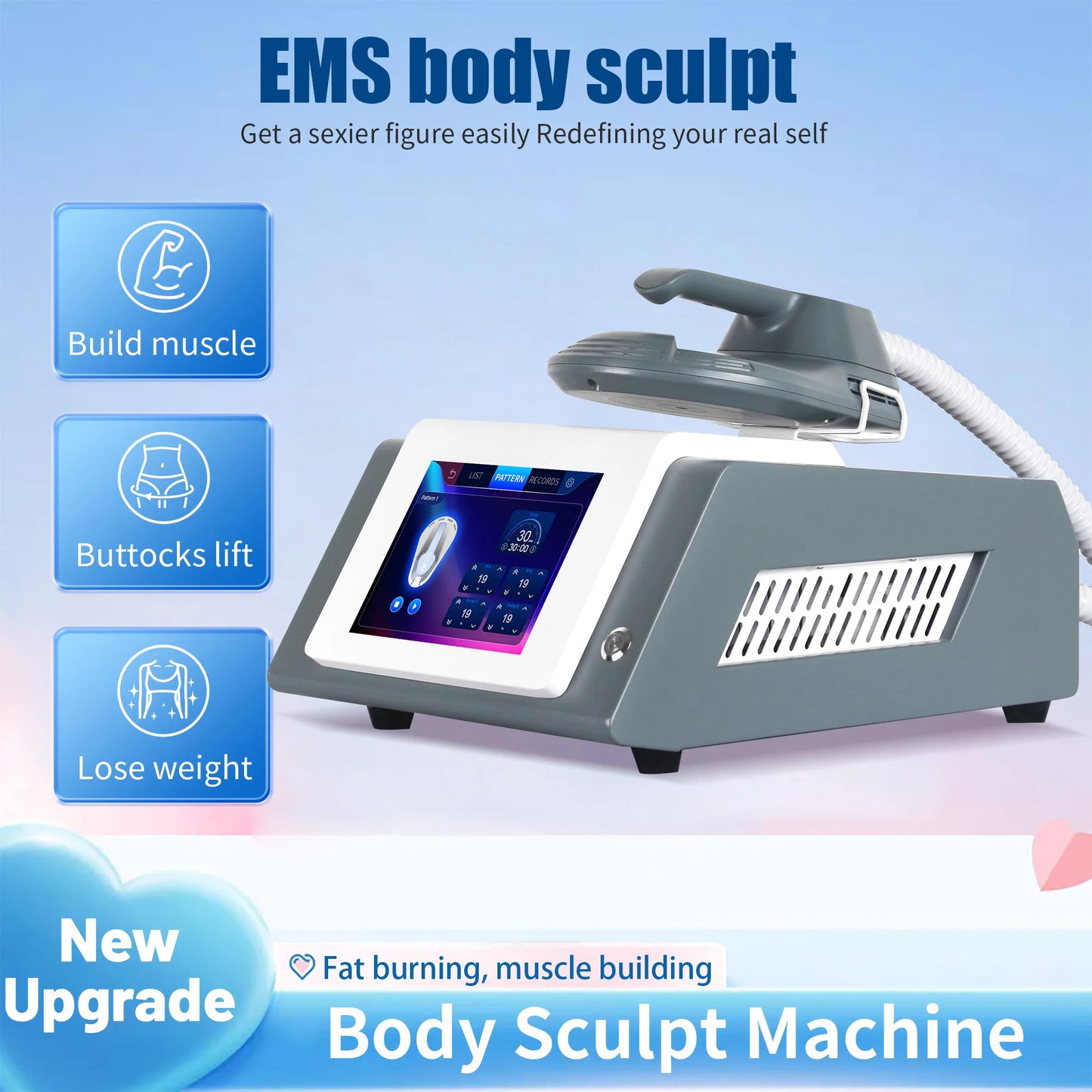 Myoslim Pro 6500W 200Hz Neo HIEMT Body Sculpting Machine
