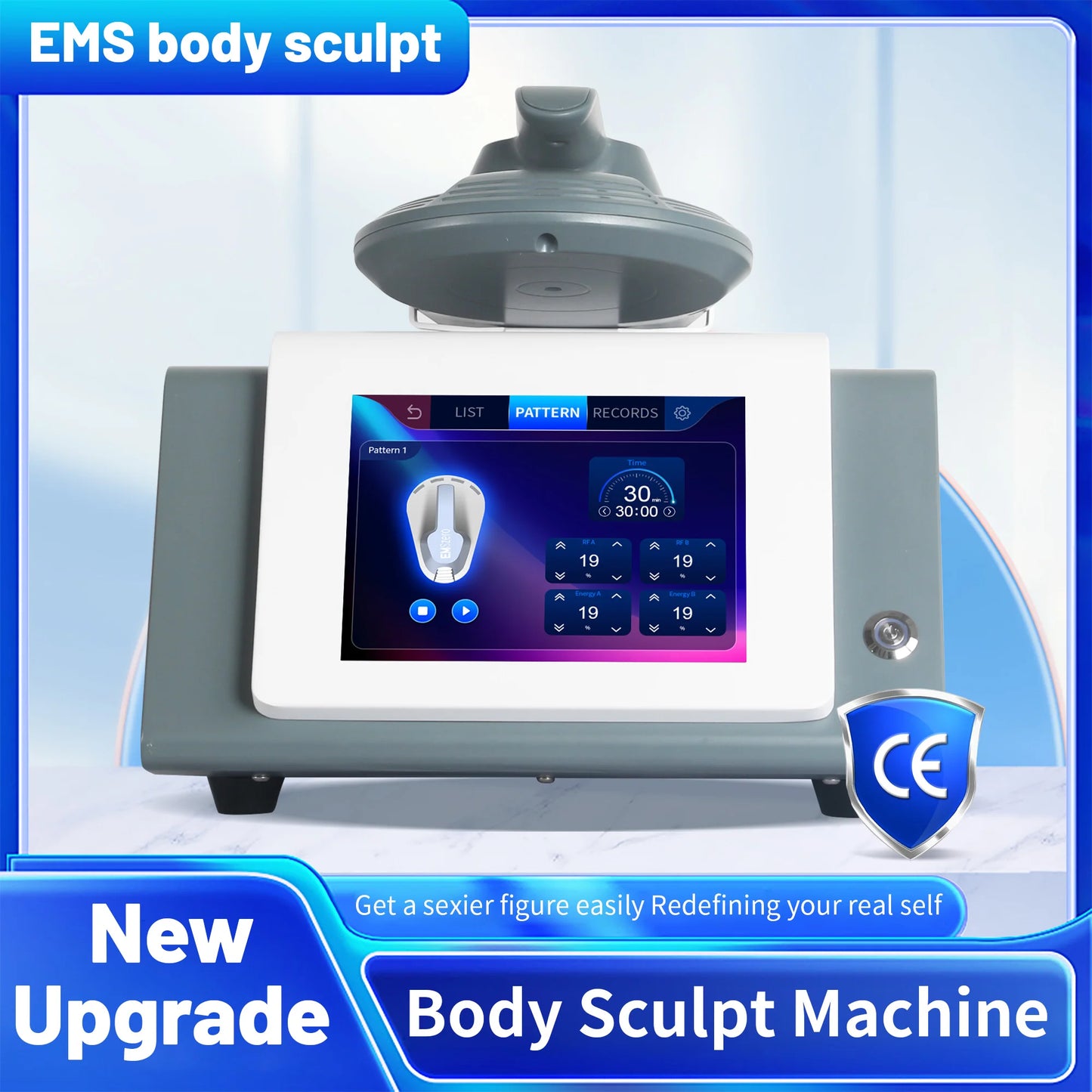 Myoslim Pro 6500W 200Hz Neo HIEMT Body Sculpting Machine