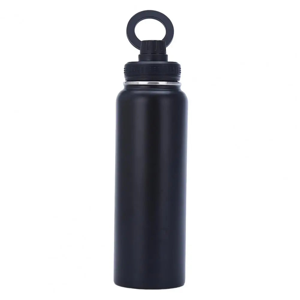 Water Bottle Stainless Steel Sports Water Bottle with Magnetic Phone Holder Bouncing Double Wall Vacuum Insulation Water Cup