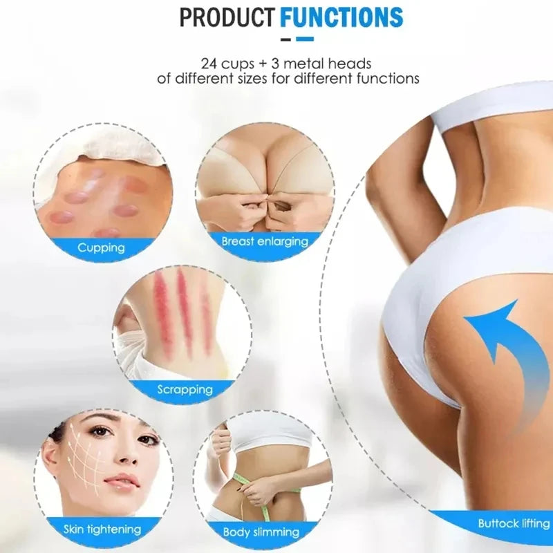 Wrvaro Vacuum Massage Machine for Body Shaping and Beauty Care