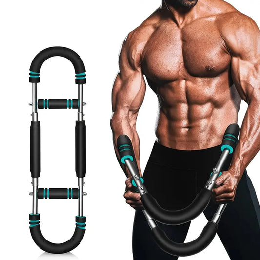 40KG u shape Hand Gripper Strengths Twister Arm Trainer Power Twister Bar Fitness Equipment for Men and Women Home Workout