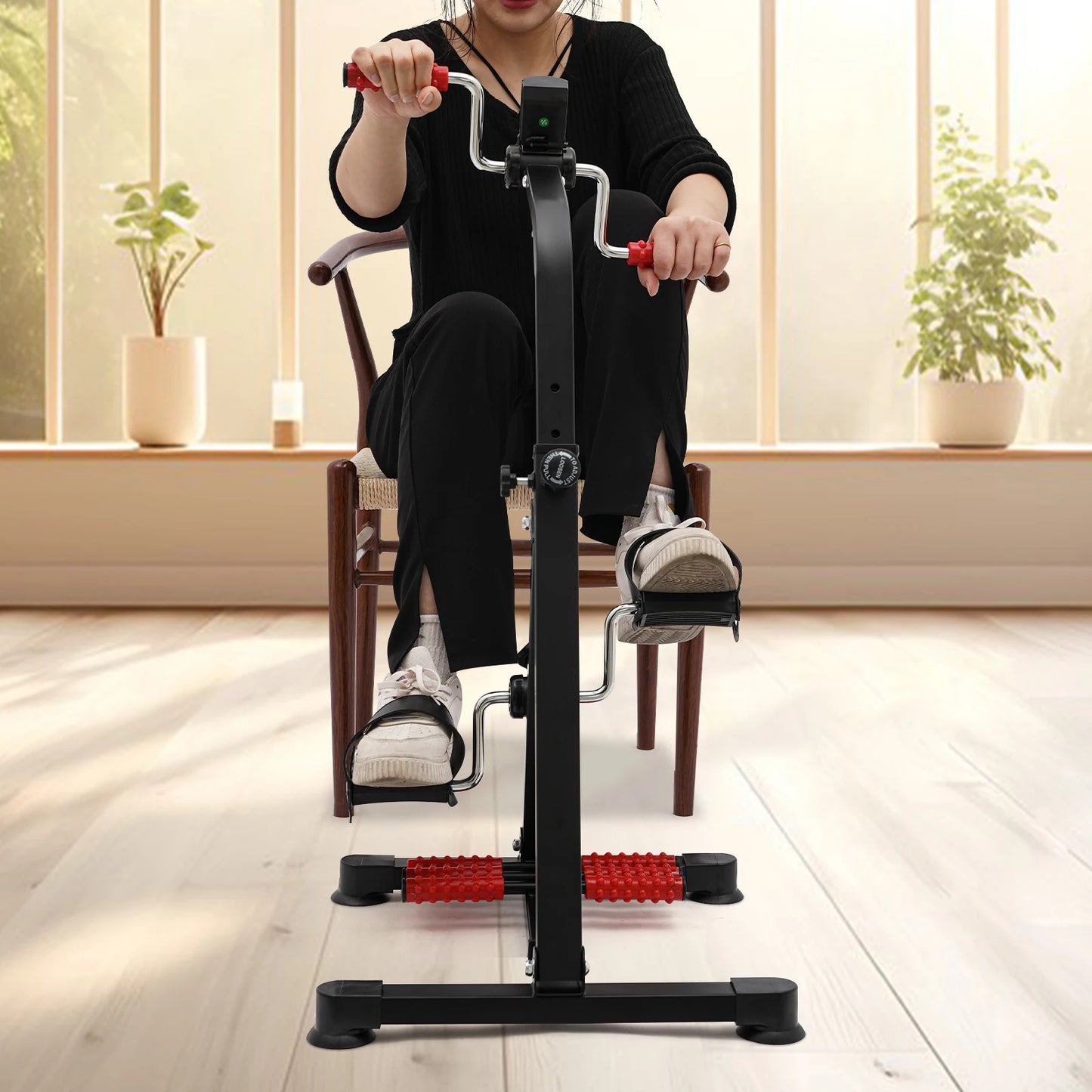 Decoration ABS Pedal Exerciser Bike For Home Cardio Workout