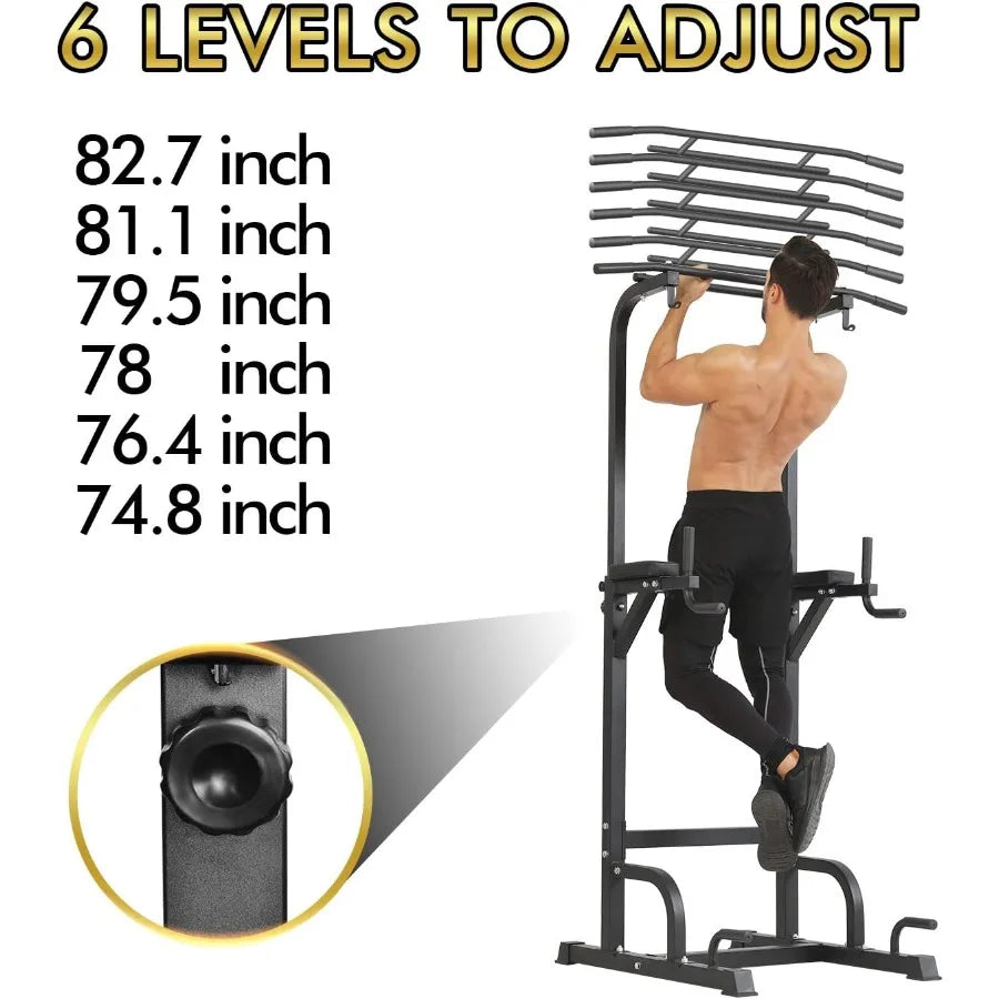 Function Power Tower Pull Up Bar Dip Station Home Gym
