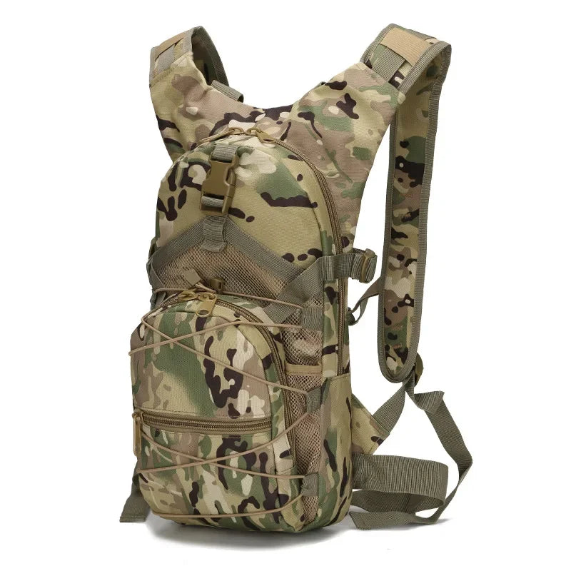 15L Molle Tactical Backpack Bicycle Backpacks Outdoor Sports Cycling Hydration Climbing Hiking Camping Hiking Fishing Bike Bag