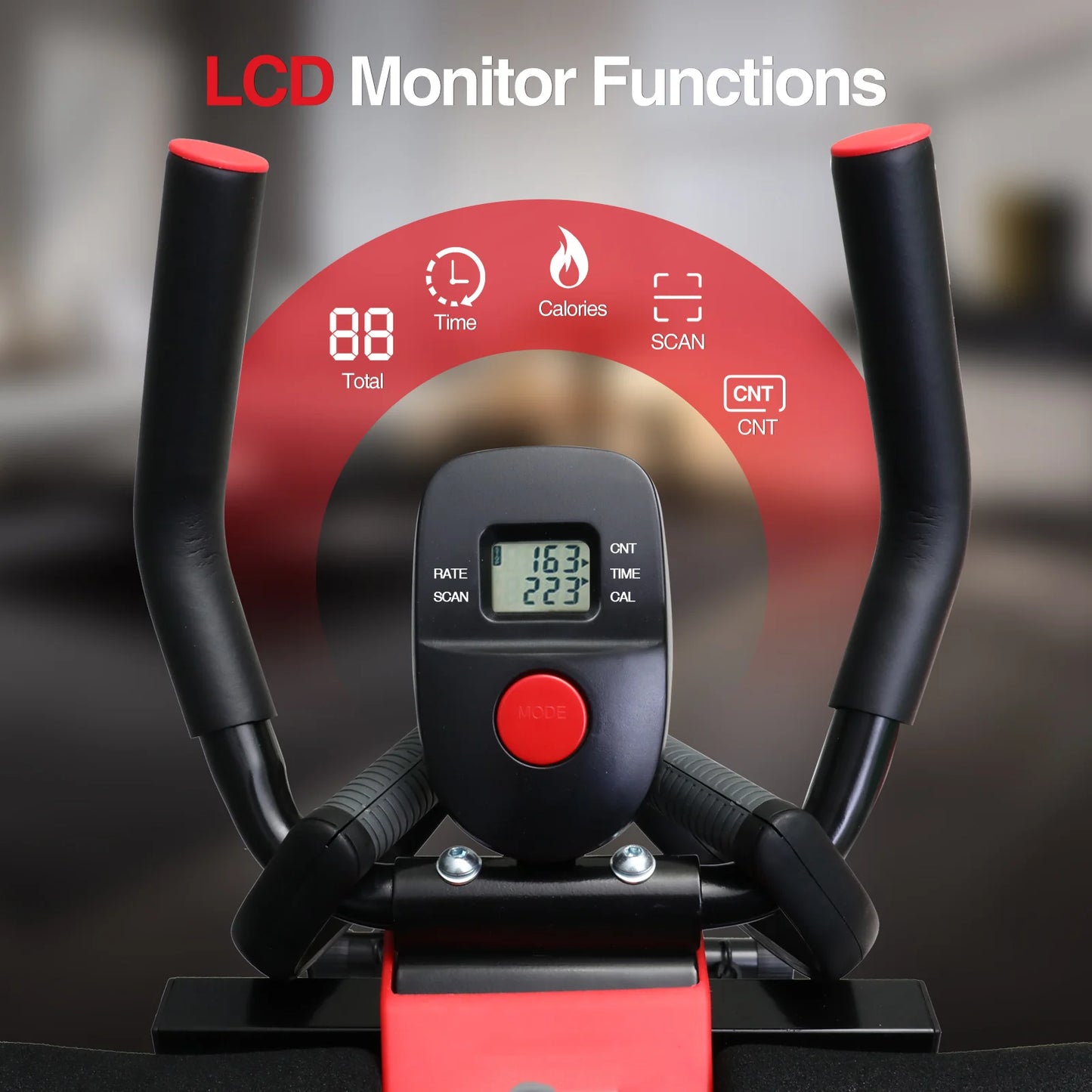 Dual Track Foldable Ab Machine Ab Cruncher With Adjustable Height