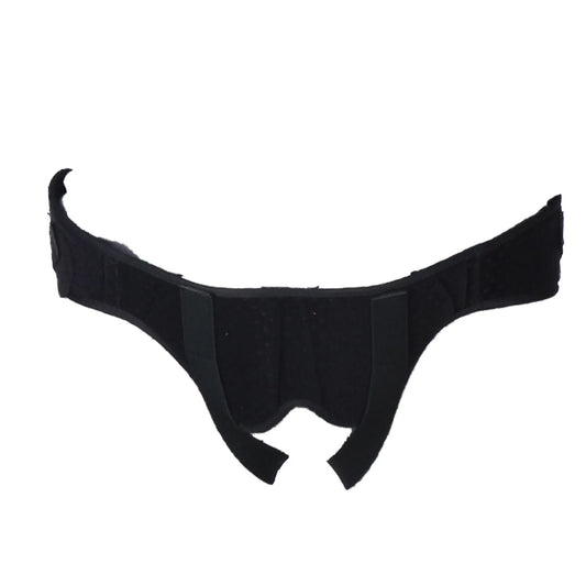 Men Inguinal Hernia Band Easy To Adjust Good Support PU Foam Pad Black Intestinal Hernia Fixing Belt Breathable for Body Care