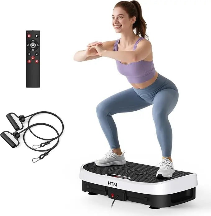 Whole Body Muscle Relax Vibration Plate Trainer Bluetooth 120 Speed Levels Home Fitness Slimming Equipment for Full-Body Workout