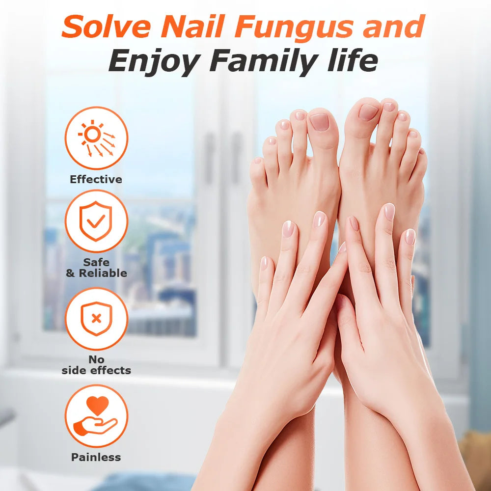 KTS 45W Nail Fungus LED Laser Device for Toenails with Blue Infrared Light