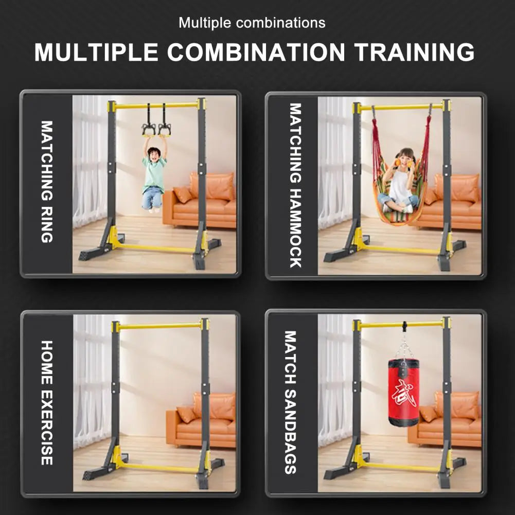 Free Standing Pull Up Station Home Gym 400LBS 11 Gear