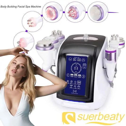 UNOISETION Body Sculpting Cavitation Massager 40K RF Spa Machine