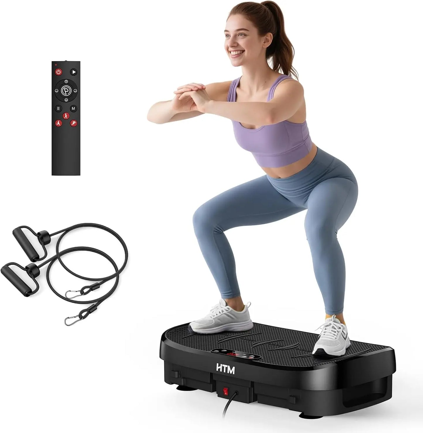 Whole Body Muscle Relax Vibration Plate Trainer Bluetooth 120 Speed Levels Home Fitness Slimming Equipment for Full-Body Workout