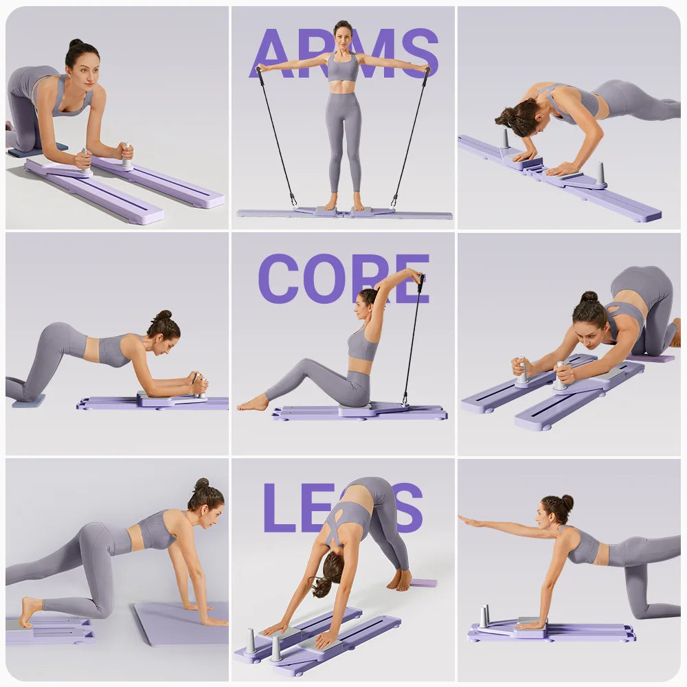 Cursor Fitness 2 In 1 Abs And Ski Board Portable Core And Leg Trainer