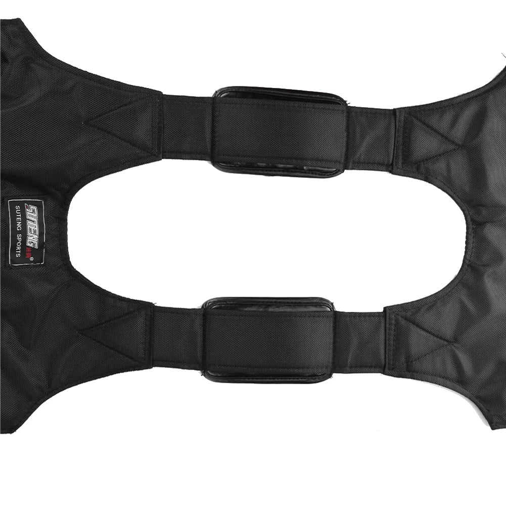 Durable Weighted Vest 20/50kg Adjustable Weight Training Suit Exercise Waistcoat Empty Bag Fitness Running Vest Jacket